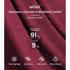imageWiWi Pajamas Set for Women Filament Viscose from Bamboo Tank Top and Shorts Racerback Sleepwear Sleeveless Pjs SXXLWine Red