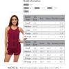 imageWiWi Pajamas for Women Tank Top Pajama Set Sleeveless Sleepwear Soft Shorts Pjs Sets Viscose from Bamboo Pj SXXLHeather Grey