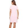 imageWiWi Soft Nightgown for Women Short Sleeve Sleep Shirts Plus Size Ladies Sleepwear Pajamas S4XPink