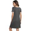 imageWiWi Soft Viscose from Bamboo 3 in 1 MaternityDeliveryNursing Labor Nightgowns Breastfeeding Sleep Shirt Gowns SXXLAcharcoal
