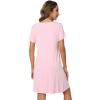 imageWiWi Soft Viscose from Bamboo 3 in 1 MaternityDeliveryNursing Labor Nightgowns Breastfeeding Sleep Shirt Gowns SXXLApink