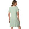 imageWiWi Soft Viscose from Bamboo 3 in 1 MaternityDeliveryNursing Labor Nightgowns Breastfeeding Sleep Shirt Gowns SXXLAsage Green
