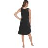 imageWiWi Tank Nightgown for Women Soft Comfy Sleeveless Sleep Gowns Viscose from Bamboo Pajama Sleepwear SXXLCblack