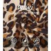 imageWiWi Viscose from Bamboo Pajamas Set for Women Short Sleeve Loungewear 2 Piece Outfit Long Pants Jogger Sets Pjs SXXLBrown Leopard