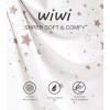 imageWiWi Viscose from Bamboo Soft Pajamas Set for Women Button Down Short Pajama Sets Plus Size Pjs Shorts Sleepwear S4XAwhite Stars