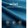imageWiWi Women Pajama Set Sleeveless Top with Capri Pants Viscose from Bamboo Super Soft VNeck Tank Sleepwear PJ Sets SXXLBteal Blue