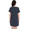 imageWiWi Womens Nightgowns Soft Nightgown Sleepwear Summer Viscose from Bamboo Nightshirt Pajama Night Shirts SXXLMidnight Blue