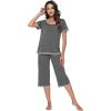 B-dark Heather Grey