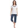 B-raw White/Dark Navy Star
