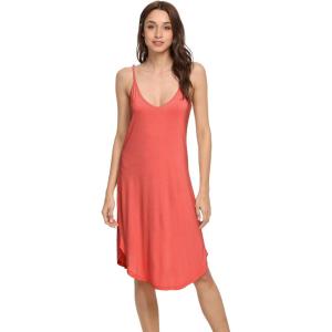 imageWiWi Slip Dress for Women Sleeveless Nightgowns Sexy Chemise Nightgown Full Slips Babydoll Viscose from Bamboo SXXLBcoral