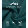 imageWiWi Crew Neck Mens Pajamas Set Viscose from Bamboo Lightweight Sleepwear Long Sleeve Sleep Shirt and Long Pants SXXLDark Greenchristmas Elk on Green