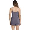 imageWiWi Lingerie Pajamas for Women Sexy Sleeveless Tops with Shorts Sets Viscose from Bamboo Cami Sleepwear Pjs SXXLDark Grey