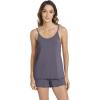imageWiWi Lingerie Pajamas for Women Sexy Sleeveless Tops with Shorts Sets Viscose from Bamboo Cami Sleepwear Pjs SXXLDark Grey