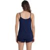 imageWiWi Lingerie Pajamas for Women Sexy Sleeveless Tops with Shorts Sets Viscose from Bamboo Cami Sleepwear Pjs SXXLNavy