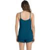 imageWiWi Lingerie Pajamas for Women Sexy Sleeveless Tops with Shorts Sets Viscose from Bamboo Cami Sleepwear Pjs SXXLPeacock Blue