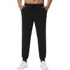 imageWiWi Mens Sweatpants Joggers for Mens Athletic Running Workout Gym Pants Lightweight Track Casual Pant SXXLBlack