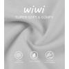 imageWiWi Nightgowns for Women Soft Sleepwear Long Sleeve Nightshirts Pajamas Gown Viscose from Bamboo Pjs SXXLLight Grey