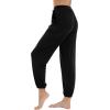 imageWiWi Pajama Pants for Women Lounge Joggers Yoga Viscose from Bamboo Bottoms Plus Size Pajamas Pant Sweatpants S4XBlack