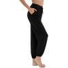 imageWiWi Pajama Pants for Women Lounge Joggers Yoga Viscose from Bamboo Bottoms Plus Size Pajamas Pant Sweatpants S4XBlack