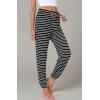 imageWiWi Pajama Pants for Women Lounge Joggers Yoga Viscose from Bamboo Bottoms Plus Size Pajamas Pant Sweatpants S4XBlack White Stripe
