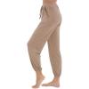 imageWiWi Pajama Pants for Women Lounge Joggers Yoga Viscose from Bamboo Bottoms Plus Size Pajamas Pant Sweatpants S4XCamel