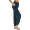 imageWiWi Pajama Pants for Women Lounge Joggers Yoga Viscose from Bamboo Bottoms Plus Size Pajamas Pant Sweatpants S4XDeep Teal