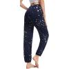 imageWiWi Pajama Pants for Women Lounge Joggers Yoga Viscose from Bamboo Bottoms Plus Size Pajamas Pant Sweatpants S4XNavy Stars