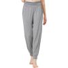 imageWiWi Pajama Pants for Women Soft Lounge Joggers Pockets Comfy Sleep Bottoms Viscose from Bamboo Pjs Jogger SXXLHeather Grey