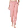 imageWiWi Pajama Pants for Women Soft Lounge Joggers Pockets Comfy Sleep Bottoms Viscose from Bamboo Pjs Jogger SXXLMellow Rose