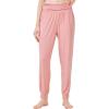 imageWiWi Pajama Pants for Women Soft Lounge Joggers Pockets Comfy Sleep Bottoms Viscose from Bamboo Pjs Jogger SXXLMellow Rose