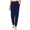 imageWiWi Pajama Pants for Women Soft Lounge Joggers Pockets Comfy Sleep Bottoms Viscose from Bamboo Pjs Jogger SXXLNavy