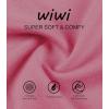imageWiWi Pajama Pants for Women Soft Wide Leg Palazzo Lounge Sweatpants Loose Yoga BottomsViscose from Bamboo SXXLBpale Violet Red
