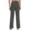 imageWiWi Pajama Pants for Women Viscose from Bamboo Soft Wide Leg Sweatpants Drawstring Bottoms Sleep Pj Pant SXXLAblack White Stripe