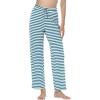 imageWiWi Pajama Pants for Women Viscose from Bamboo Soft Wide Leg Sweatpants Drawstring Bottoms Sleep Pj Pant SXXLAblue White Stripe