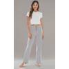 imageWiWi Pajama Pants for Women Viscose from Bamboo Soft Wide Leg Sweatpants Drawstring Bottoms Sleep Pj Pant SXXLAlight Heather Grey