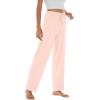 imageWiWi Pajama Pants for Women Viscose from Bamboo Soft Wide Leg Sweatpants Drawstring Bottoms Sleep Pj Pant SXXLApale Pink
