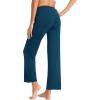 imageWiWi Pajama Pants for Women Viscose from Bamboo Soft Wide Leg Sweatpants Drawstring Bottoms Sleep Pj Pant SXXLBink Blue