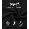imageWiWi Pajama Set for Women Sexy Sleeveless Tops with Shorts Viscose from Bamboo Soft Ribbed Fabric Racerback Sleepwear SXXLBlack