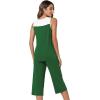 imageWiWi Pajamas Set for Women Sleeveless Tank Tops Capri Pants Pjs Sets Sleepwear Lightweight Loungewear SXXLDark Green