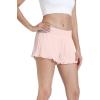 imageWiWi Sleep Shorts for Women Soft Yoga Bottoms Wide Leg Lounge Pj Short Pants Viscose from Bamboo SXXLLight Grey