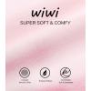 imageWiWi Soft Pajama Set for Women Raglan Sleeve Viscose from Bamboo Sleepwear Lightweight Loose Pajamas Pjs Sets SXXLPink
