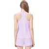 imageWiWi Soft Viscose from Bamboo Pajamas for Women Tank Top and Shorts Sleepwear Cool Pjs Sleeveless Pajama Set SXXLPastel Purple