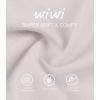 imageWiWi Soft Viscose from Bamboo Underwear for Women Thermal Long Johns Sets Super Warm Base Layer Top Pants Pajamas Set S3XApurplish White
