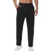 imageWiWi Sweatpants for Mens Workout Gym Pants Lightweight Track Pant with Pockets Drawstring SXXLBlack