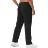 imageWiWi Sweatpants for Mens Workout Gym Pants Lightweight Track Pant with Pockets Drawstring SXXLBlack