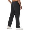imageWiWi Sweatpants for Mens Workout Gym Pants Lightweight Track Pant with Pockets Drawstring SXXLCharcoal