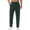 imageWiWi Sweatpants for Mens Workout Gym Pants Lightweight Track Pant with Pockets Drawstring SXXLDark Fence Green