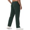 imageWiWi Sweatpants for Mens Workout Gym Pants Lightweight Track Pant with Pockets Drawstring SXXLDark Fence Green
