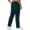 imageWiWi Sweatpants for Mens Workout Gym Pants Lightweight Track Pant with Pockets Drawstring SXXLDeep Teal