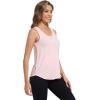 imageWiWi Tank Tops for Women Sleeveless Pajama TShirt Tanks Loungewear Basic Shirts Viscose from Bamboo SXXLAcream Pink